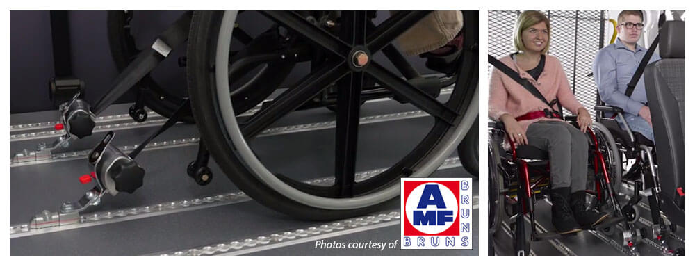 Amarres para sillas de ruedas - MobilityWorks
